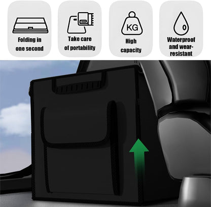 🚙 Say Goodbye to Mess – Heavy-Duty Trunk Organizer