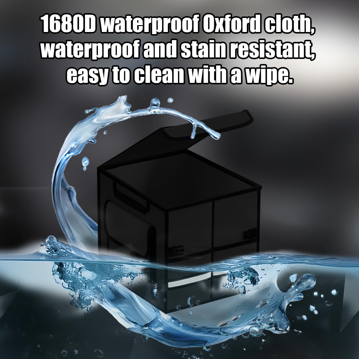 🚙 Say Goodbye to Mess – Heavy-Duty Trunk Organizer